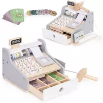 Medinis vaikų kasos aparatas ECOTOYS 22x17 cm