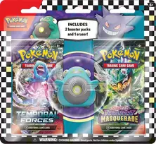 The Pokemon Pokemon TCG - Back to School Eraser Blister Set 2024 - Bellibolt