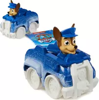 Paw Patrol Chase'o transporto priemonė, policijos automobilis, sniegomobilis, 7 cm