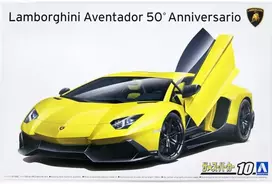 Aoshima Lamborghini Aventador 50° Anniversario 1/24 surenkamas modelis
