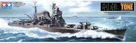 Tamiya IJN TONE sunkusis kreiseris 1/350 plastikinis modelis (78024)