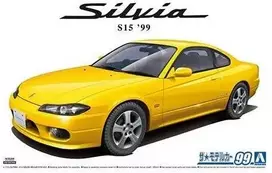 Aoshima Nissan S15 Silvia Spec.R '99 1:24 plastikinis surinkimo rinkinys