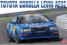 Nunu Beemax NuNu Toyota Corolla Levin AE92 Spa 24h 1989 1/24 plastikinis surinkimo modelis