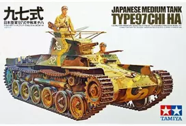 Tamiya Type 97 Chi-Ha japonų vidutinis tankas 1/35 plastikinis modelis