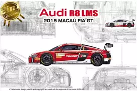 Nunu Beemax NuNu Audi R8 LMS GT3 2015 FIA GT3 World Cup 1/24 plastikinis surinkimo rinkinys