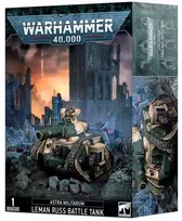 Games Workshop Leman Russ mūšio tankas – Warhammer 40,000 Astra Militarum plastikinis rinkinys