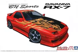 Aoshima Mazda RX-7 FC3S BN Sports 1989 1/24 surenkamas modelis