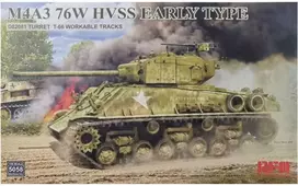 M4A3 76W HVSS Sherman tanko modelis 1/35 Rye Field RFM-5058