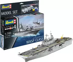 Revell USS Wasp klasės desantinis laivas, dovanų rinkinys 1/700 (65178)