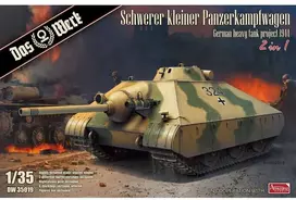 Das Werk vokiško sunkiojo tanko projektas 1944, 2-in-1, 1/35 modelio rinkinys
