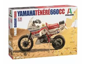 Italeri Yamaha Ténéré 660 Paris Dakar 1986 1:9 plastikinis modelis