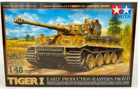 Tamiya Tiger I ankstyvoji versija Rytų frontas 1/48 plastikinis rinkinys
