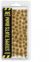 AK Interactive stepės žolės kuokštai 8 mm dioramoms ir maketams