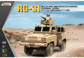KINETIC RG-31 Mk3 US Army mastelis 1/35 plastikinis modelis 61012