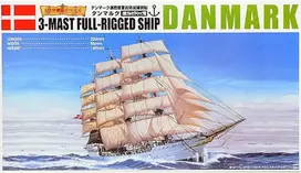 Aoshima trijų stiebų burlaivis Danmark 1/350 plastikinis modelis (04260)