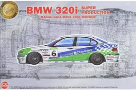 Nunu Beemax NuNu BMW 320i E46 Macau 2001 nugalėtojas, 1/24 plastikinis surinkimo rinkinys