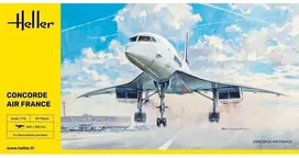 Concorde Air France 1/72 Heller plastikinis lėktuvo surinkimo rinkinys