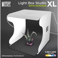 Green Stuff World Žalias Stuff World Žalias Stuff World Šviesdėžė XL – LED fotostudija, sulankstoma, USB 31x31x30 cm