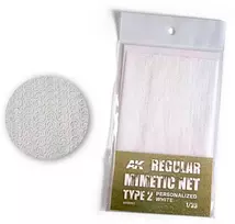 AK Interactive baltas kamufliažo tinklas, tipas 2, 1/35, AK8063