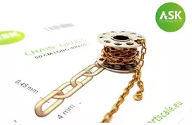 ASK - Art Scale Kit ASK žalvarinė stambi grandinė, 50 cm – 200-T0260