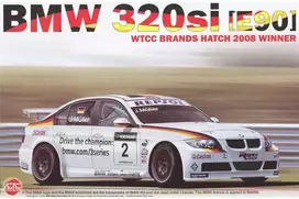 Nunu Beemax NuNu BMW 320si E90 WTCC 2008 Brands Hatch 1/24 modelio rinkinys