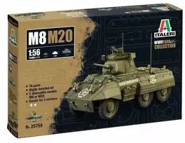 Italeri M8/M20 Greyhound šarvuotis 1/56 plastikinis modelis