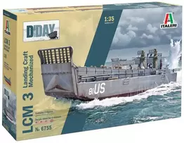 Italeri LCM 3 išsilaipinimo kateris D-Day 80 m. jubiliejus, 1/35 6755