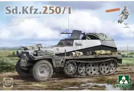 Takom Sd.Kfz.250/1 1/35 vokiečių pusvikšris – plastikinis modelis (2184)