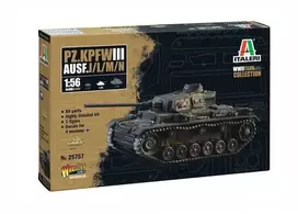 Italeri Panzer III Ausf. J/L/M/N 1/56 plastikinis surinkimo rinkinys