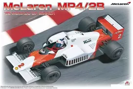 Nunu Beemax Beemax McLaren MP4/2B 1985 Monaco GP 1/20 plastikinis surenkamas modelis