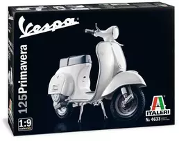 Italeri Piaggio Vespa 125 Primavera 1:9 plastikinis surinkimo rinkinys