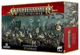 Games Workshop Warhammer AoS Gloomspite Gitz Stabbas – 20 miniatiūrų rinkinys