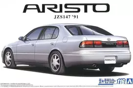 Aoshima Toyota Aristo JZS147 1991 1/24 plastikinis modelio rinkinys