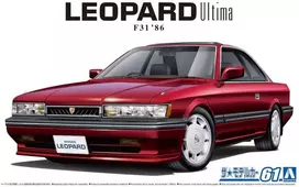 Aoshima Nissan Leopard UF31 3.0 Ultima '86 1/24 plastikinis modelis 06109