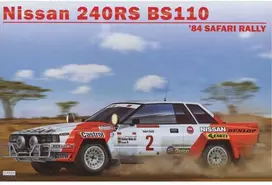 Nunu Beemax Beemax Nissan 240RS BS110 Safari Rally 1984 1/24 plastikinis modelis