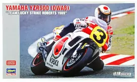 Hasegawa Yamaha YZR500 (0WA8) Team Lucky Strike Roberts 1989 1/12 rinkinys