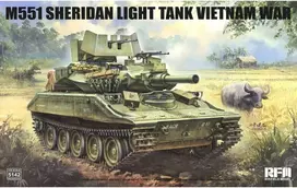 Rye Field Model M551 Sheridan tanko modelis Vietnamas 1/35 RFM-5142