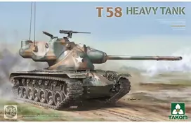 Takom T58 sunkusis tankas 1/35 plastikinis modelio rinkinys