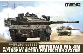 Meng Model Meng tankas Merkava Mk.4M su Trophy APS 1/72 plastikinis rinkinys