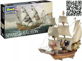 Revell Ispaniškas galeonas 1:96 plastikinis laivo modelis 72,4 cm 05620