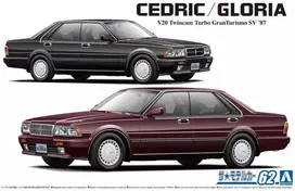 Aoshima Nissan Cedric/Gloria Y31 '87 Turbo 1/24 surenkamas plastikinis modelis