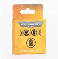 Games Workshop Warhammer 40,000 Imperial Fists kauliukai, 16 vnt., perlamutriniai geltoni 16 mm