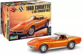 Revell 1968 Corvette L/88 kabrioletas 2in1, 1:25 surenkamas modelis