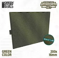 Green Stuff World Žalias Stuff World Žalias Stuff World miniatiūrų kamufliažo tinklas 1/48, žalias (13511)