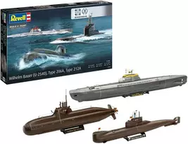 Revell 70 m. Bundeswehr povandeninis Type 206A „Wilhelm Bauer“ 1:144, 05186