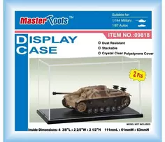 Trumpeter vitrininės dėžutės modeliams, 2 vnt., 111×61×63 mm (09818)