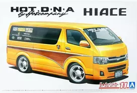Aoshima Toyota Hiace 2012 TRH200V 1/24 plastikinis surenkamas modelis