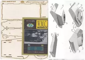 Wmc Models WMC KE-NI lazeriu pjautas faneros rėmas, mastelis 1:25 (37-2)