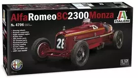 Italeri Alfa Romeo 8C 2300 Monza 1/12 plastikinis surenkamas modelis