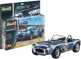 Revell ’62 Shelby Cobra 289 1/25 dovanų rinkinys – surenkamas modelis